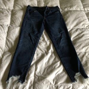 American Eagle hi rise jegging crop jeans size 4